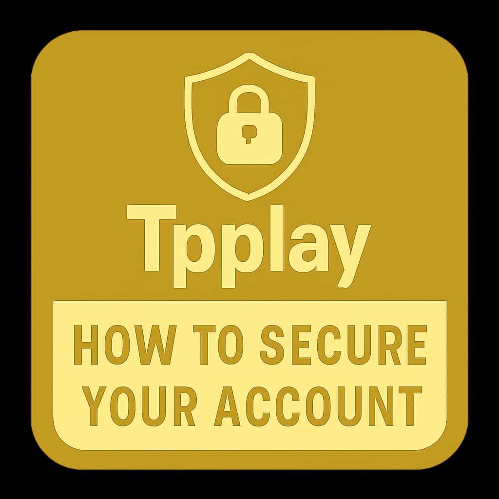 An icon representing account security guidance for Tpplay.