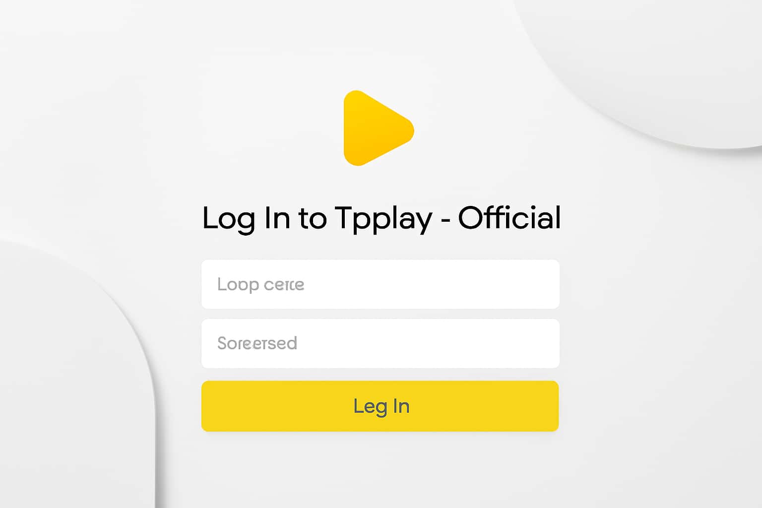 Log In to Tpplay - Official Interface